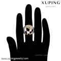 14395 xuping mode produit nouveau design grand anneau en 18k électrodéposition avec alliage de cuivre pour les femmes